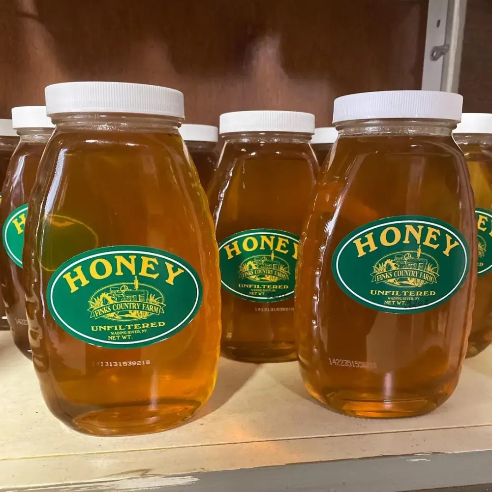 Local honey at Fink's Country Farm