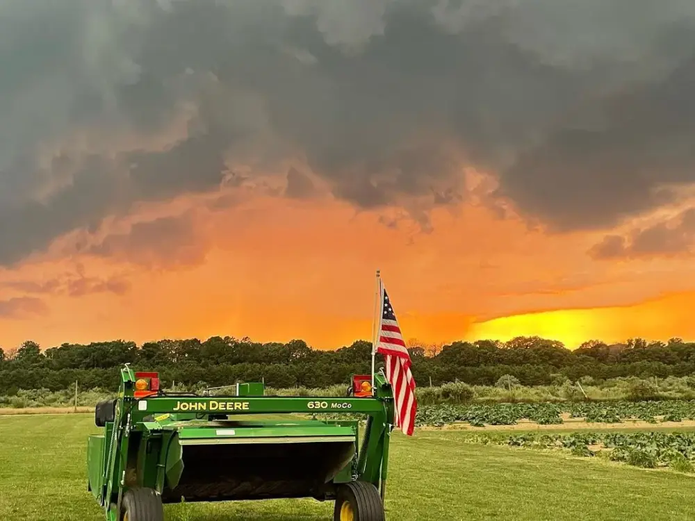 Sunset at Fink's Country Farm